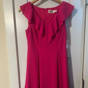 Hot pink Eliza J Dress size 6 skater dress - new with tags (NWT)